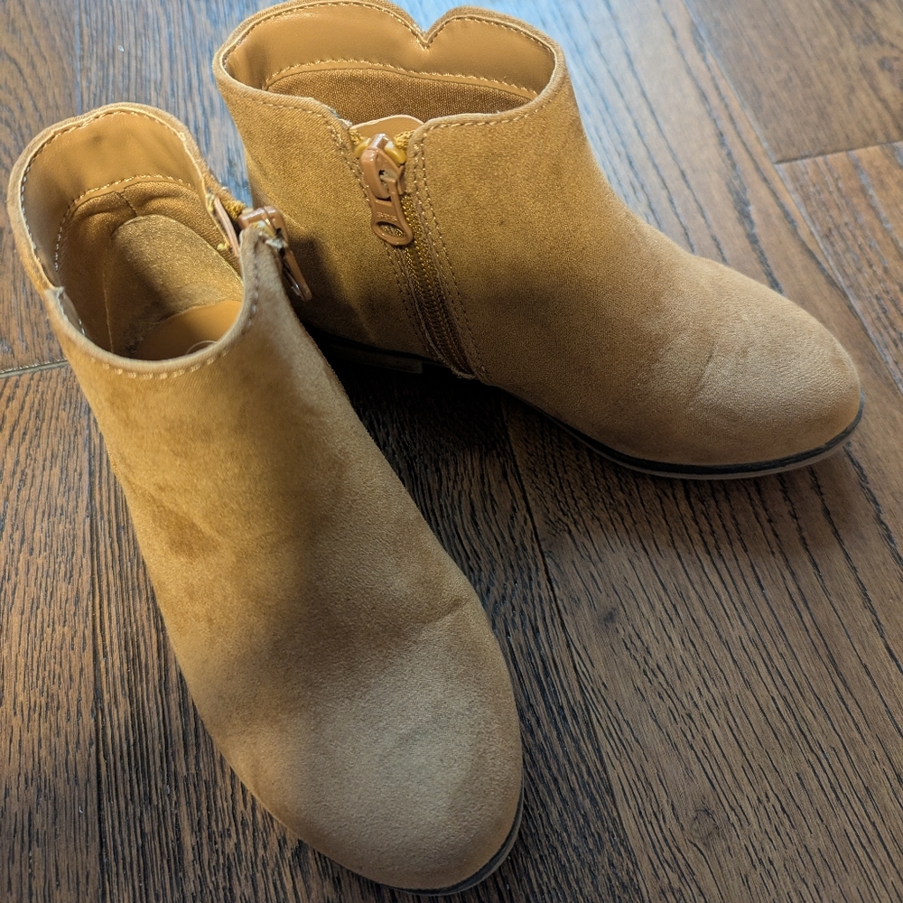 Cat & Jack Light Brown Ankle Booties